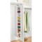 mDesign Soft 10 Shelf Fabric Closet Hanging Storage Unit, 2 Pack